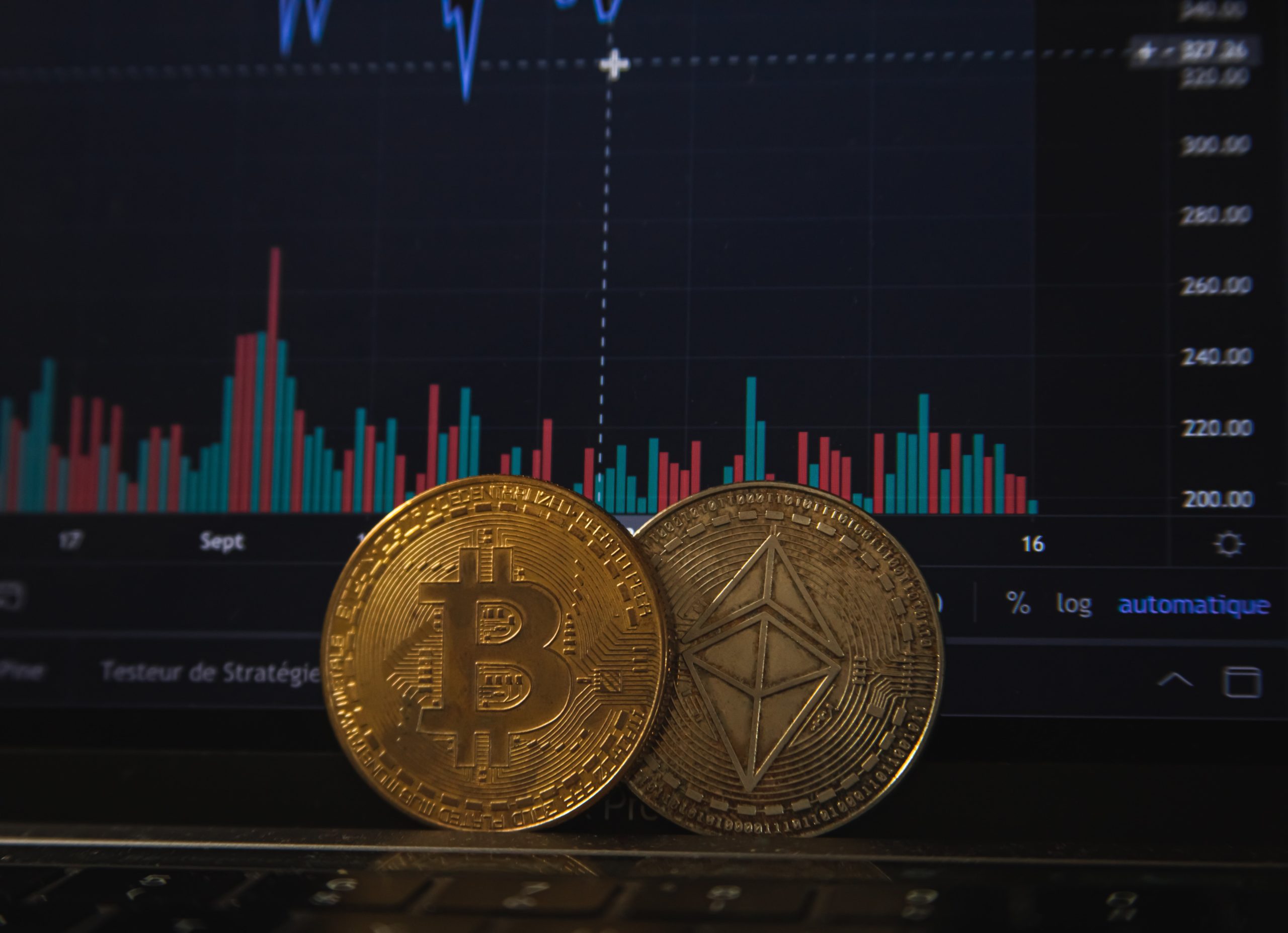 Kryptowährungen BTC/ETH Kurs