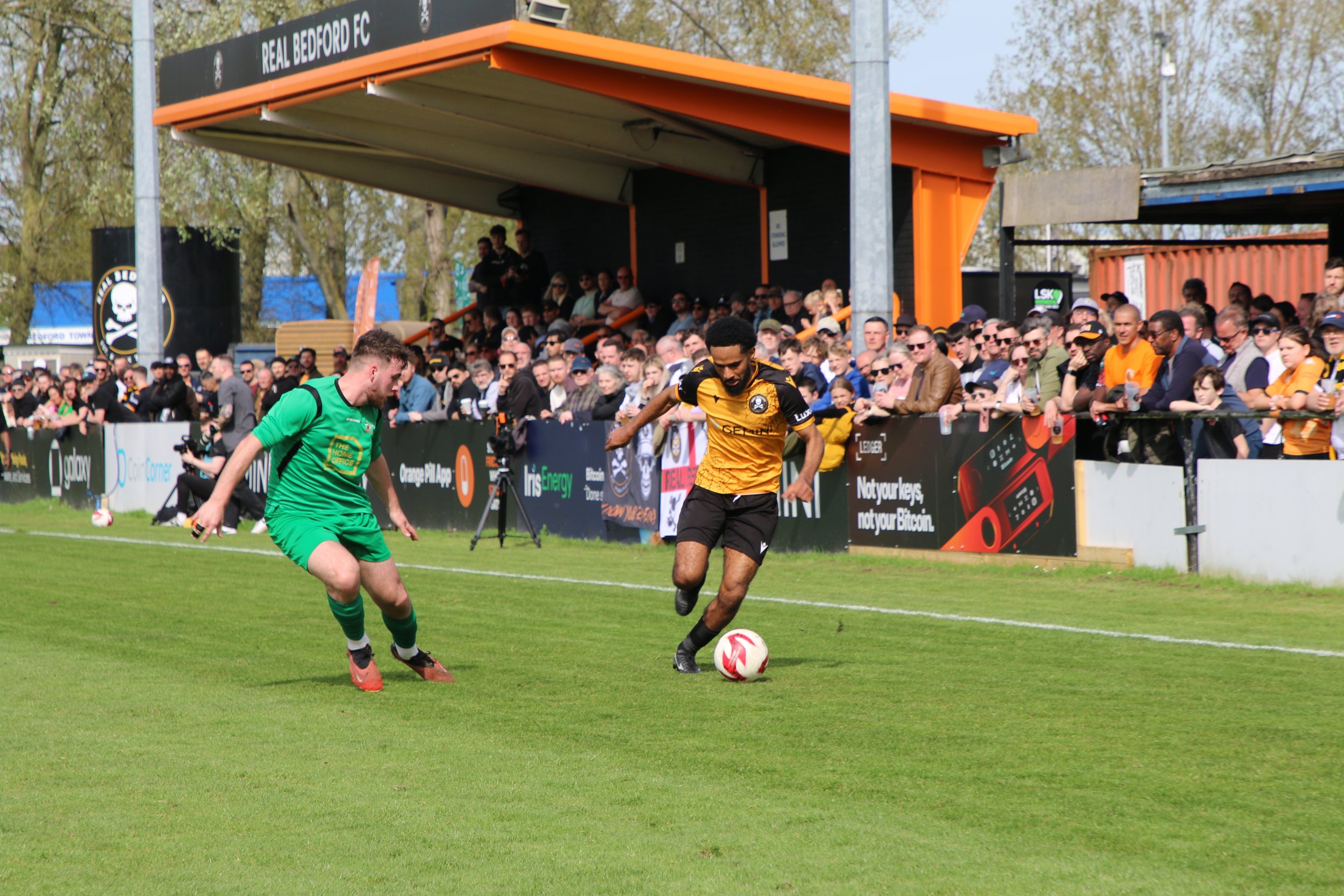 Real Bedford in einer Spielsituation